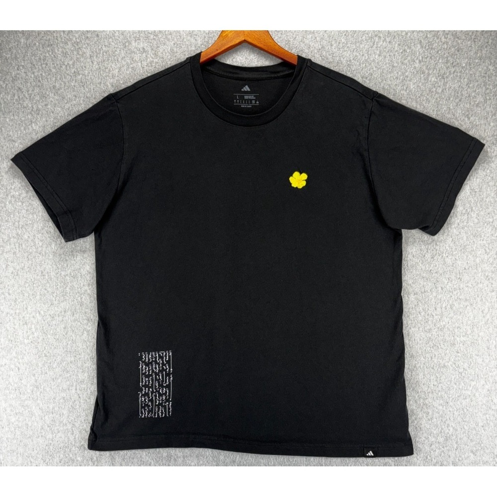 Adidas UAE Flower Tee (Gender Neutral) - Black‎ XL